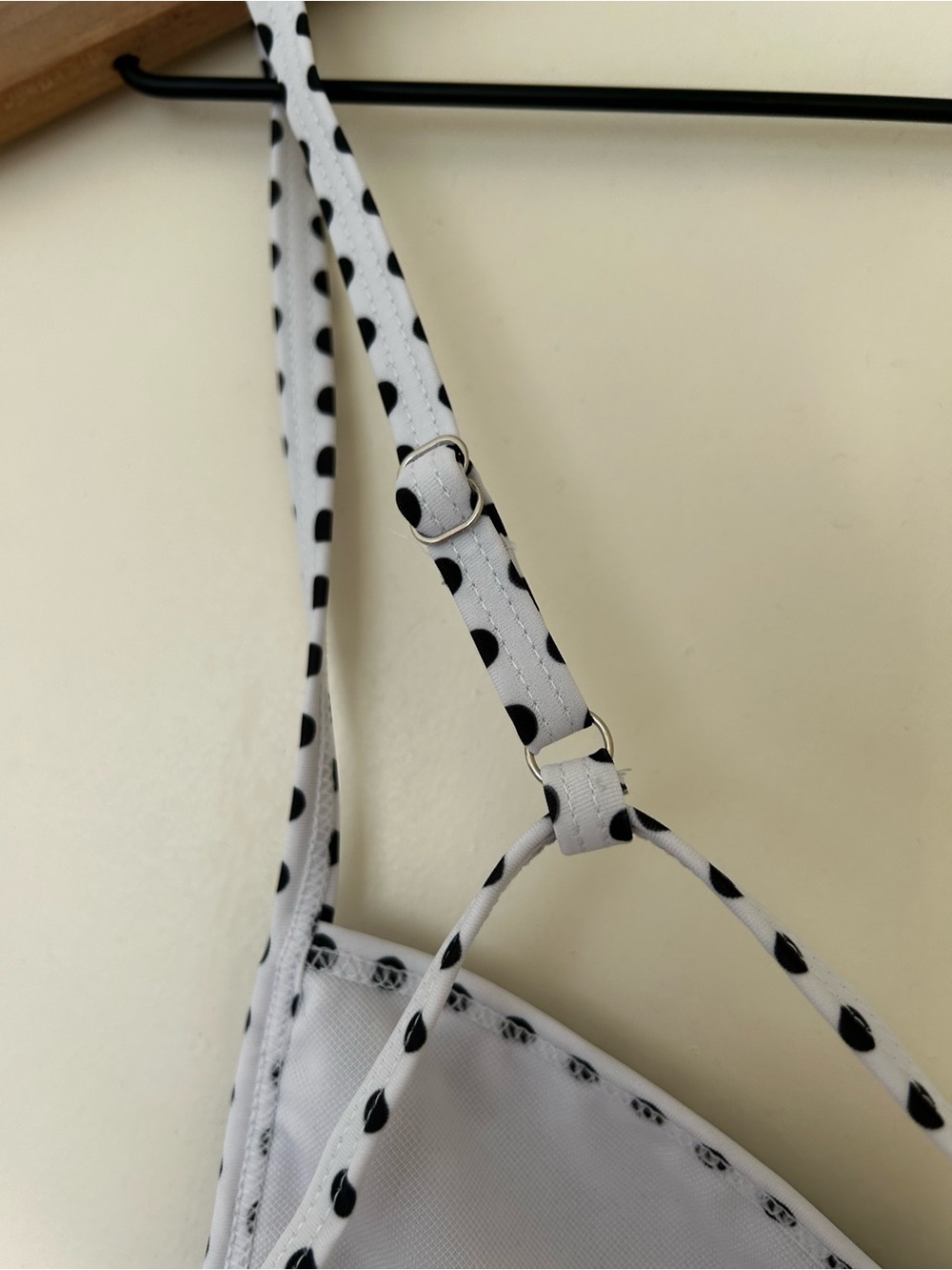NEVER WORN - Black & White Polka Dot Bikini Set - Picture 6 of 8